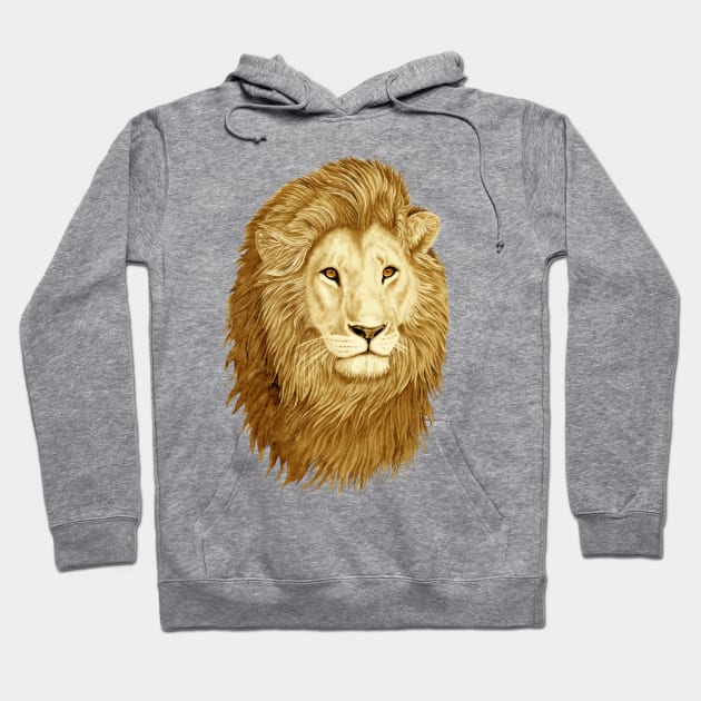 Golden Lion Hoodie by Lara Plume